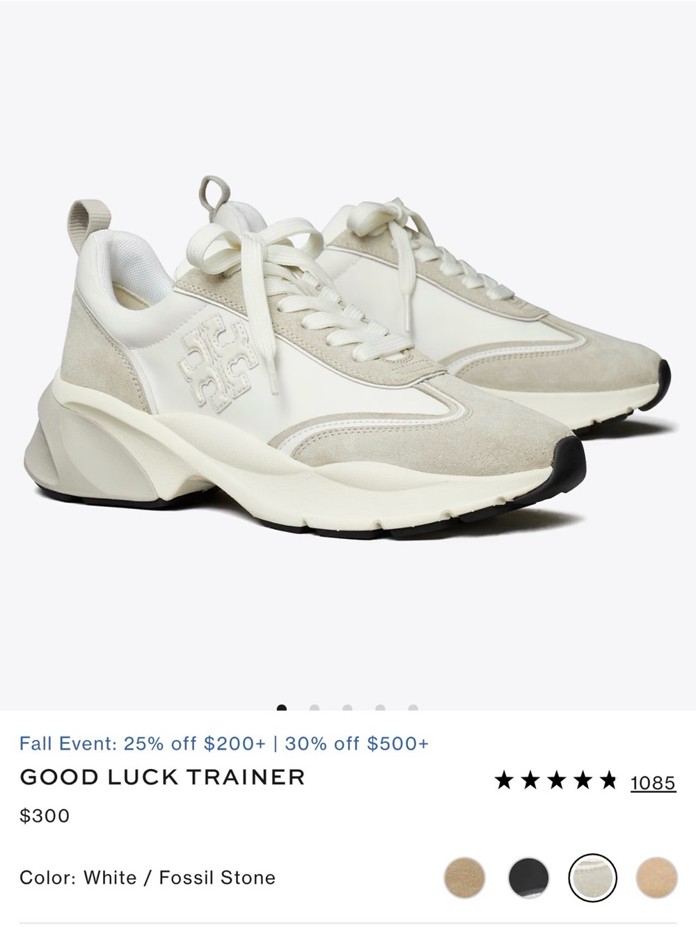 Tory Burch Good Luck Trainer sneakers NEW